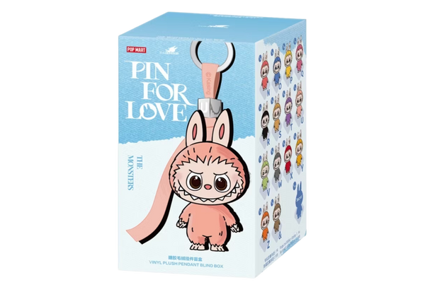 THE MONSTERS Pin for Love Series-Vinyl Plush Pendant Blind Box (N-Z)