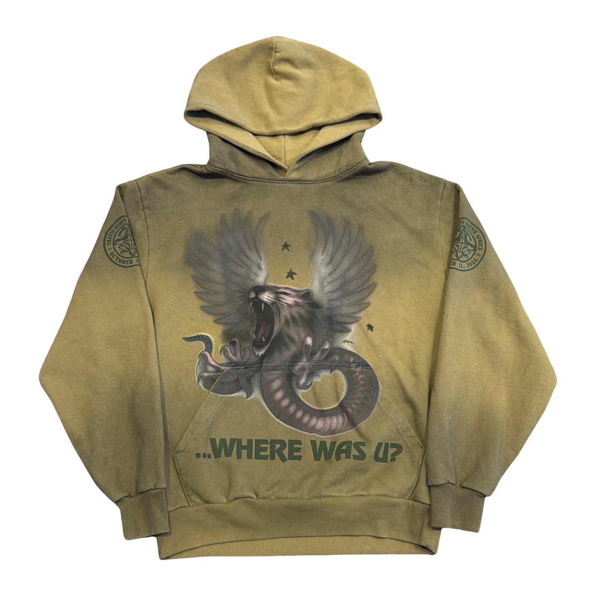 Travis Scott UTOPIA Where Was U Africa Hoodie