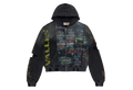 Vale Forever Glitch Waffle Thermal Zip Up Hoodie