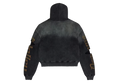 Vale Forever Glitch Waffle Thermal Zip Up Hoodie
