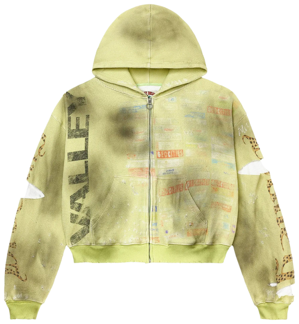 Vale Forever Glitch Zip Up 'Hack Green'