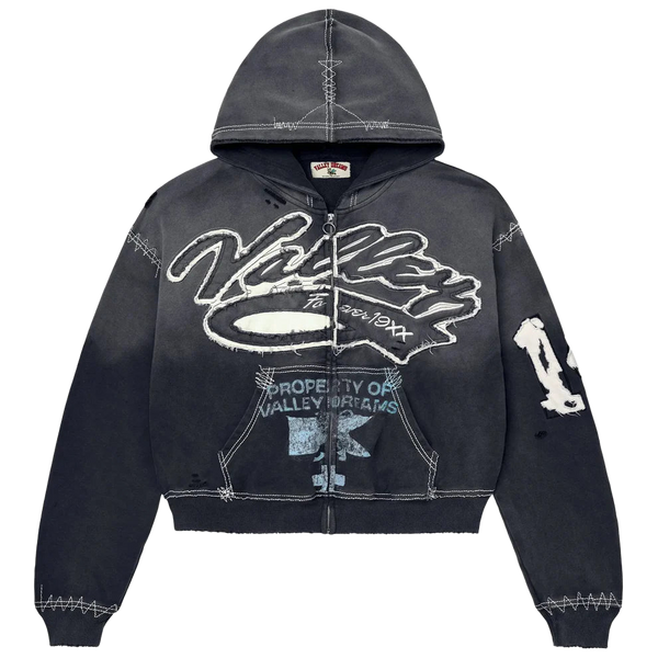 Vale Forever Religion Zip-Up Hoodie Black