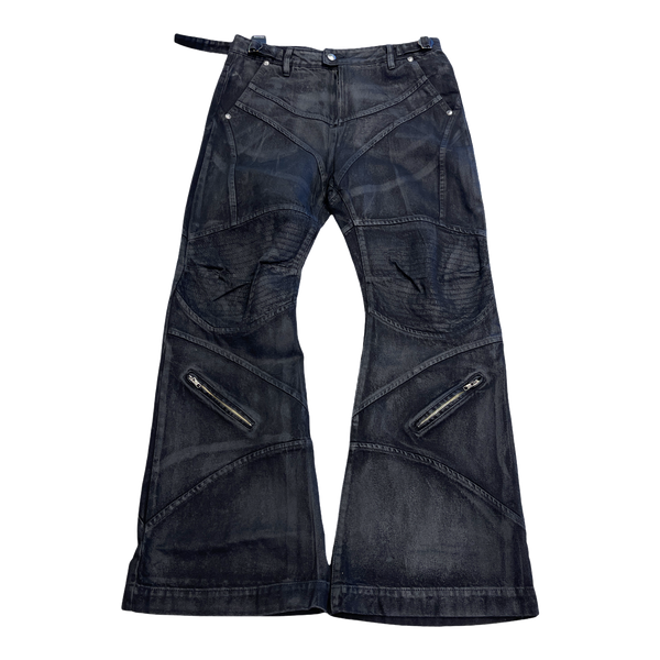 VL "SHE SLEEP" BIKER DENIM PANTS