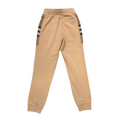 Burberry Check Panel Cotton Blend Sweatpants