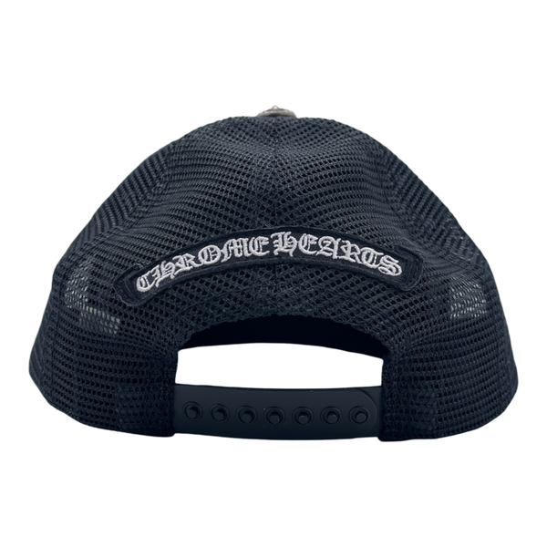 Chrome Hearts Multi Color Crosses Trucker Hat - Black