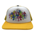 Chrome Hearts Multi Color Crosses Trucker Hat - Yellow
