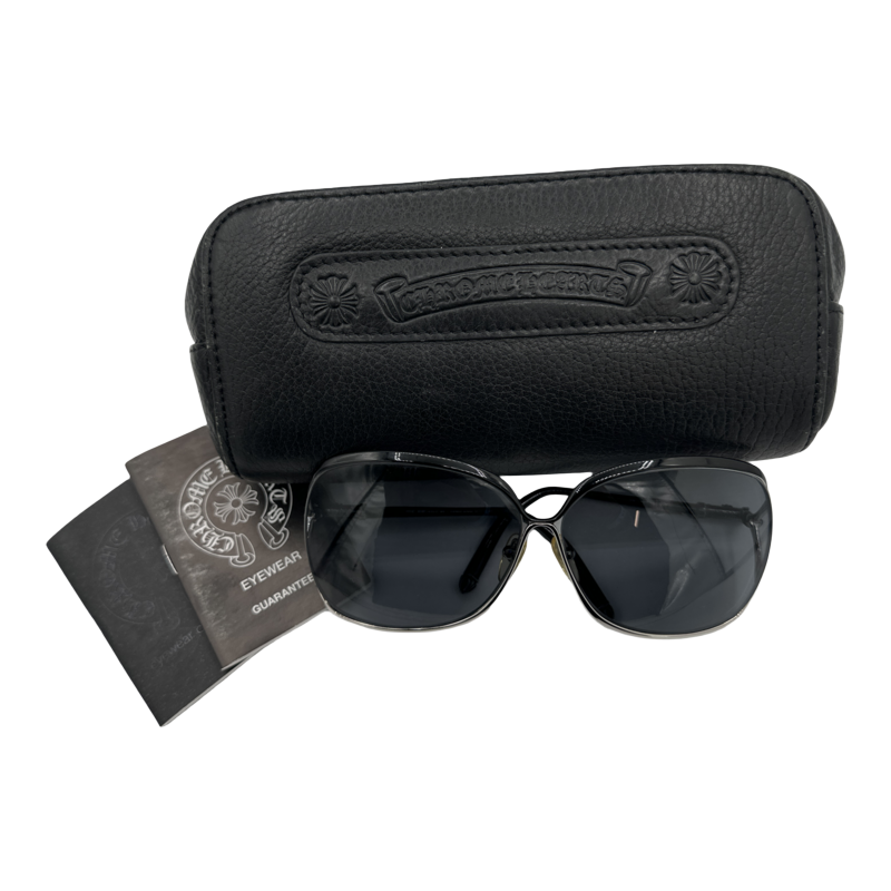 Chrome Hearts Tortoise Fisheye Sunglasses