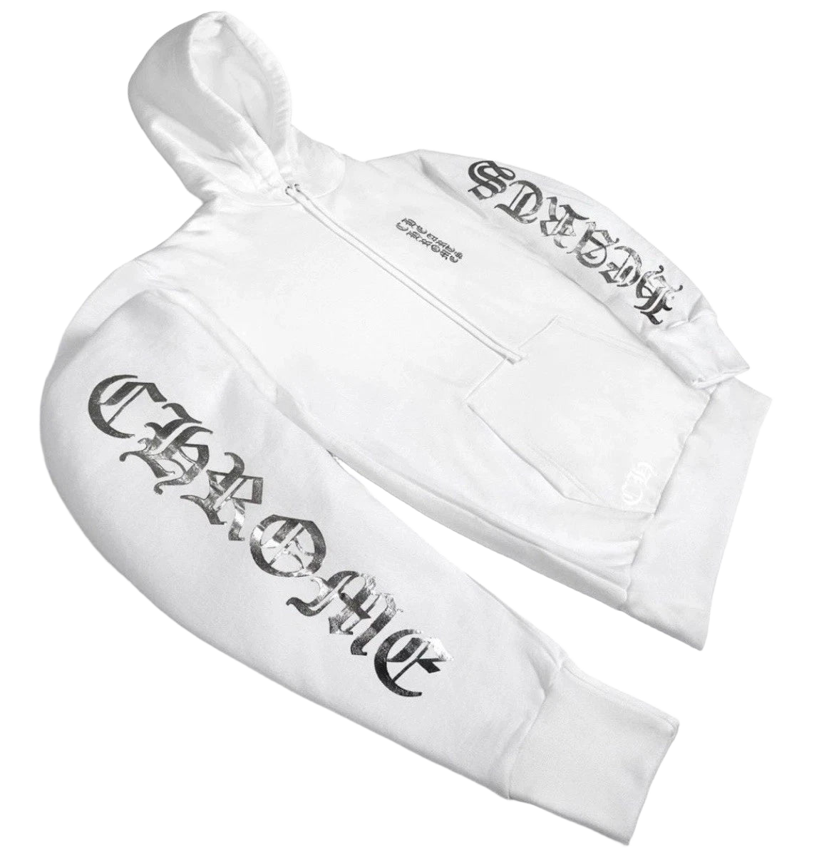 Chrome Hearts White Chrome Letter Hoodie