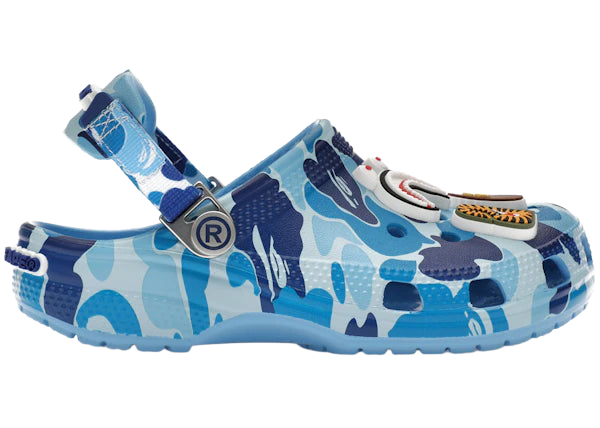 Crocs Classic Clog A Bathing Ape ABC Camo Blue for Kids