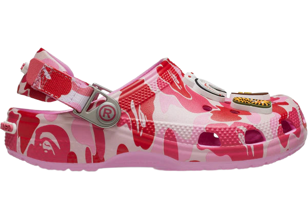 Crocs Classic Clog A Bathing Ape ABC Camo Pink for Kids