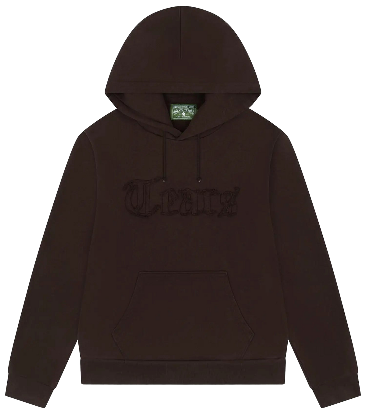 Denim Tears Cut Out Hoodie 'Brown' - Trendy and Unique Streetwear
