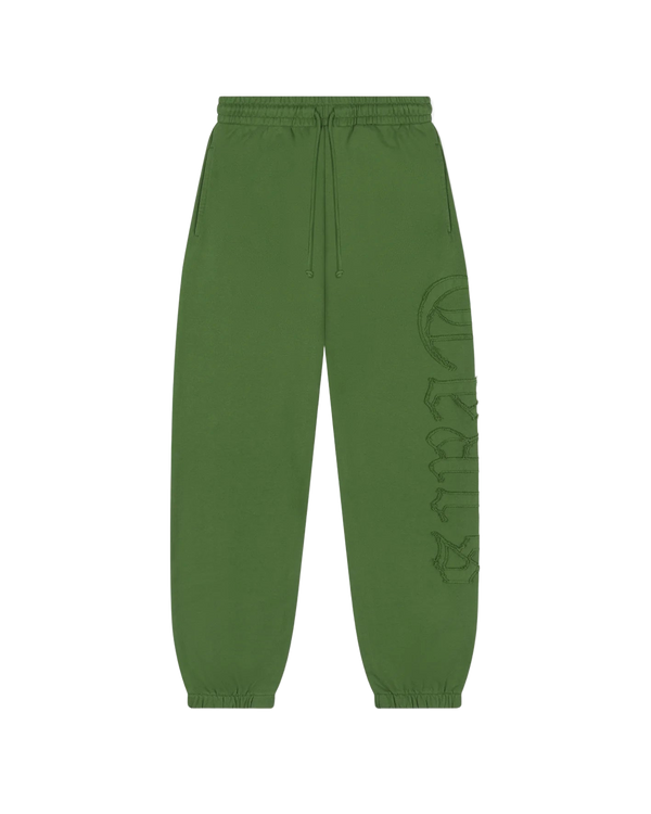 Denim Tears Cut Out Sweatpants 'Green' - Stylish & Comfortable Activewear