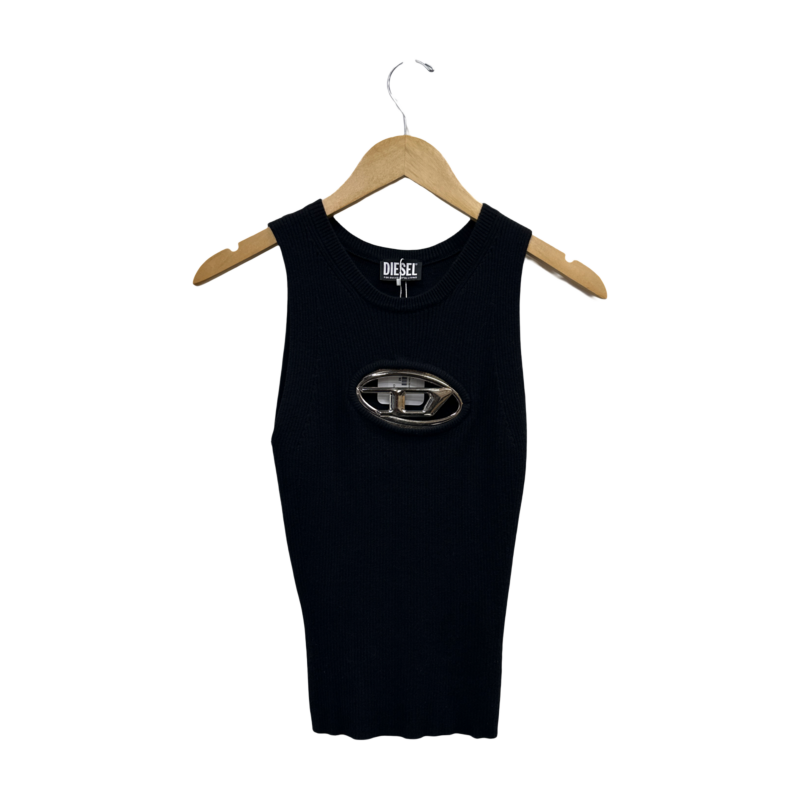 Diesel Sleeveless Black Top - Stylish and Versatile