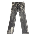 Dior Homme Speckled ink painted gray jeans