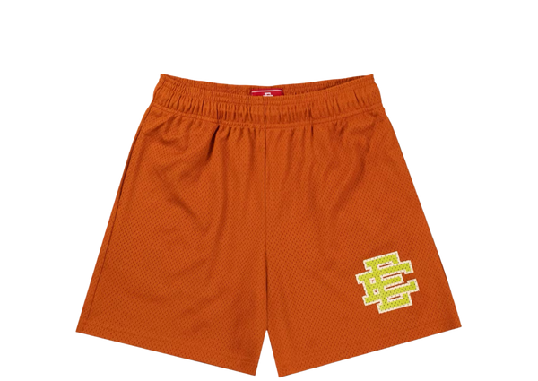 Eric Emanuel EE Basic Short in Bombay Brown/Neon Green