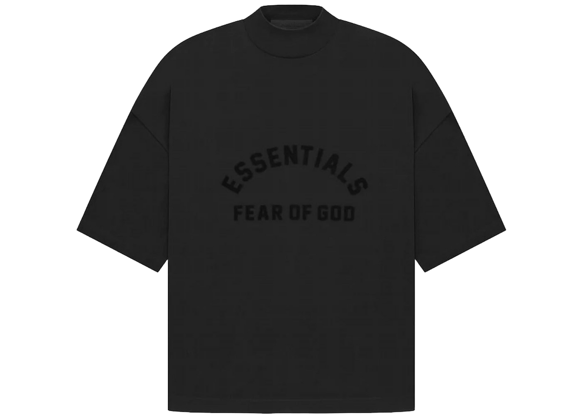 Fear of God Essentials Arch Logo Tee Jet Black