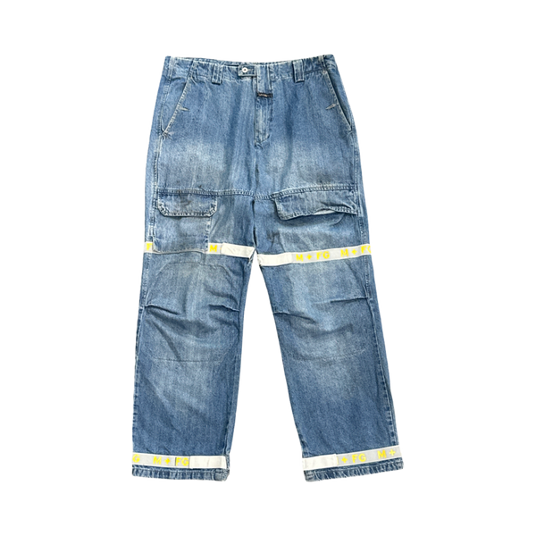 Girbaud White Tape Jeans - Pre-Owned Size 38