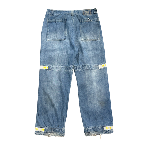 Girbaud White Tape Jeans - Pre-Owned Size 38