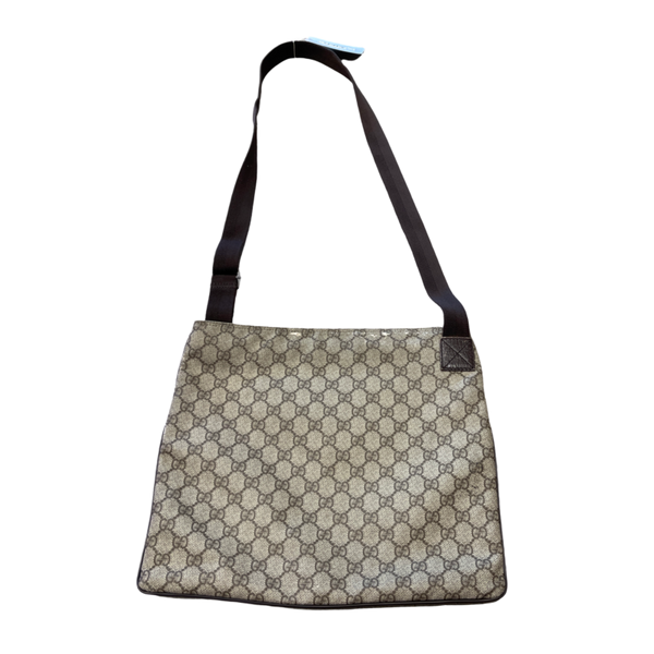 Gucci Messenger Crossbody Shoulder Bag Monogram Supreme GG