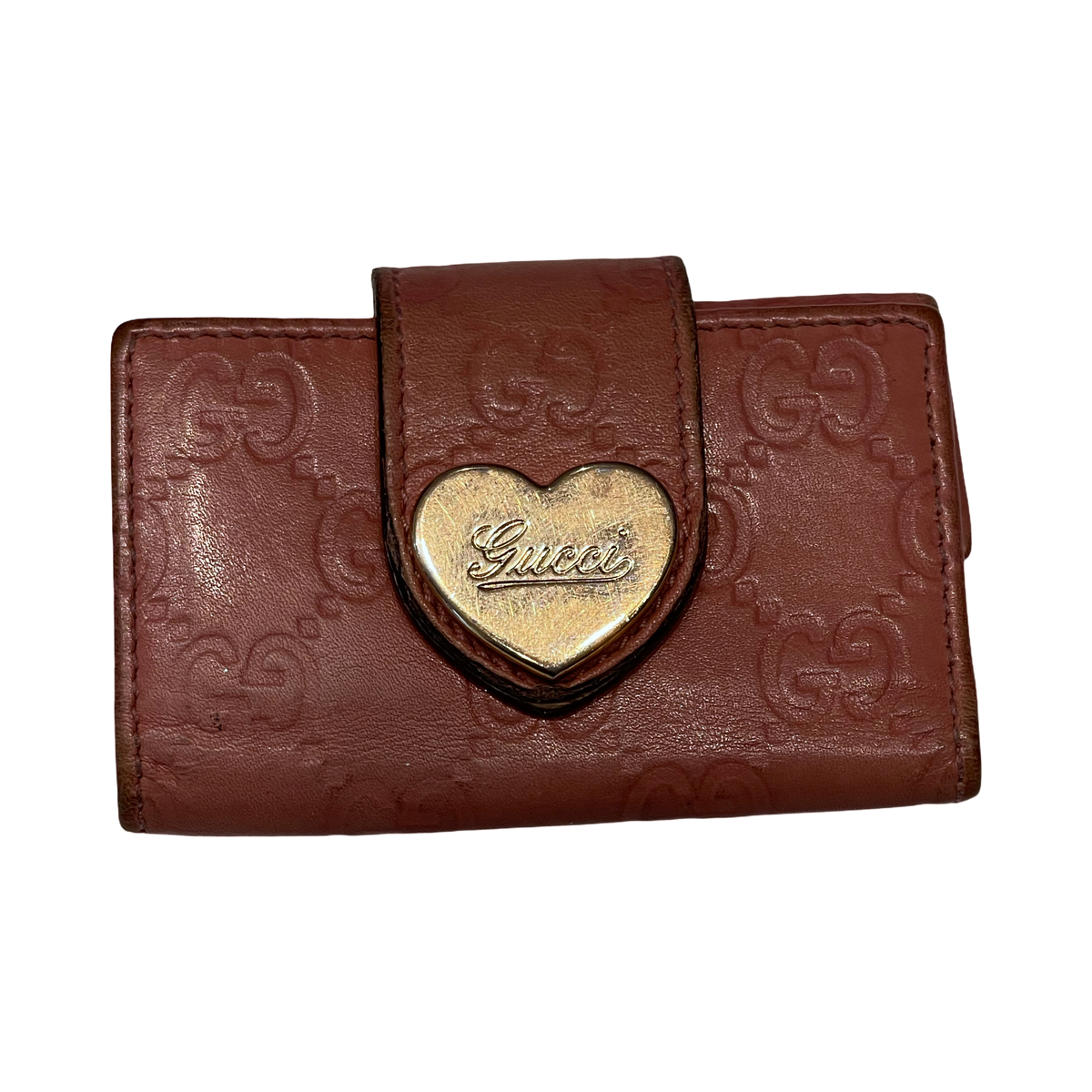 Gucci Pink Heart Key Holder