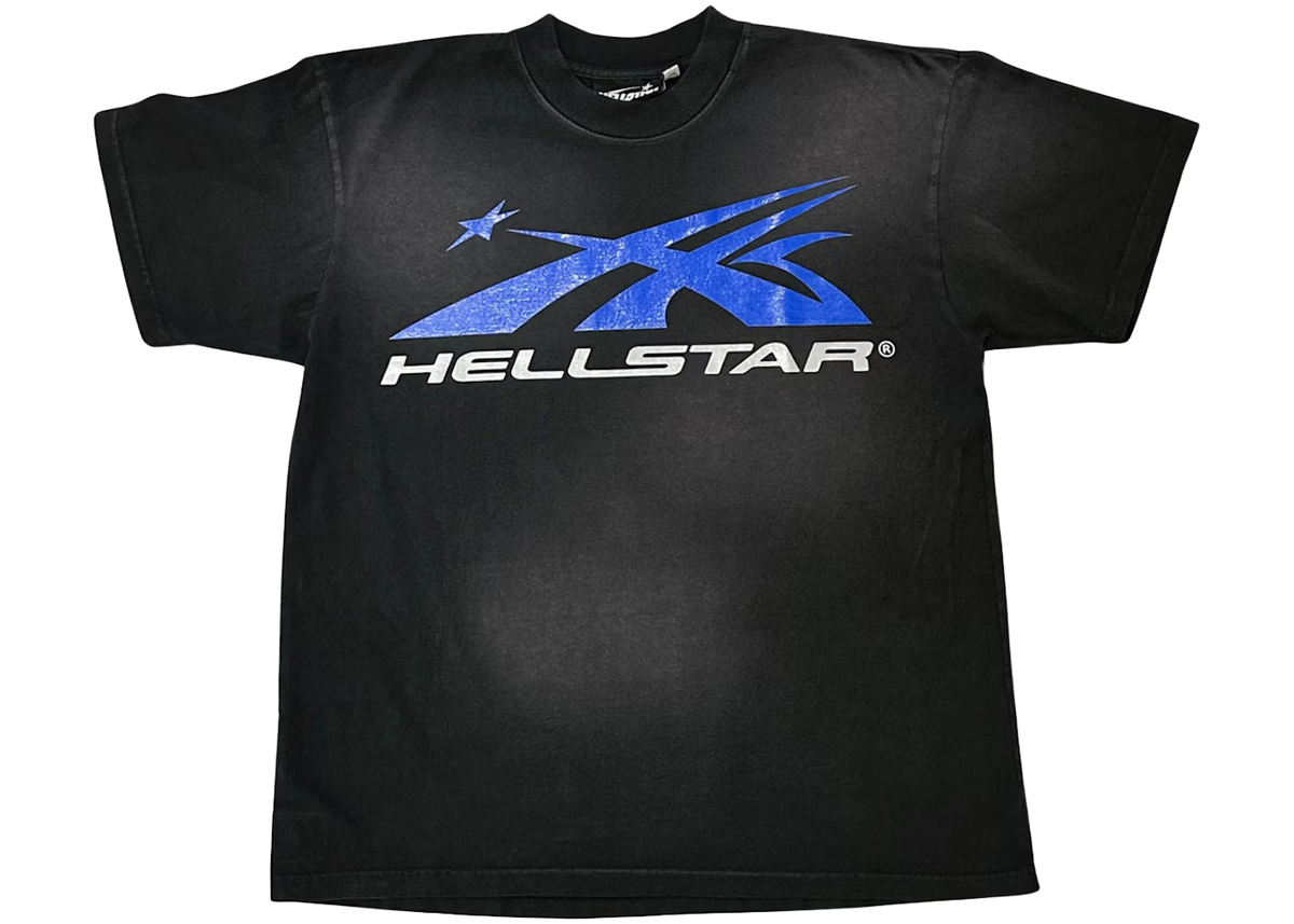 Hellstar Gel Sport Logo (Black/Blue) T-shirt