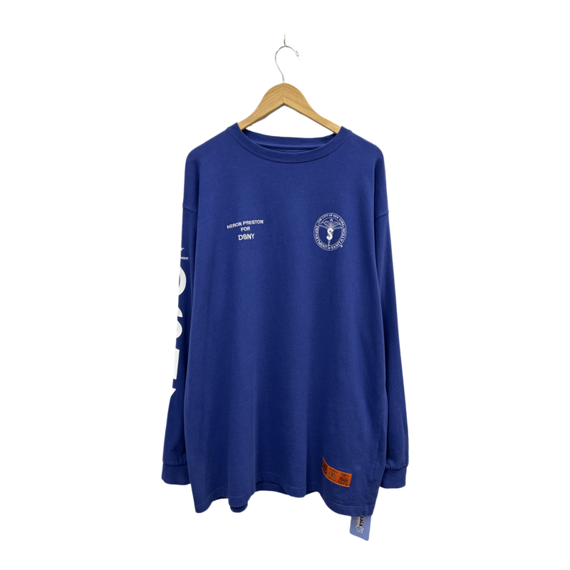 Heron Preston DSNY NYC Sanitation Uniform L/S Navy - Pre-Owned XL