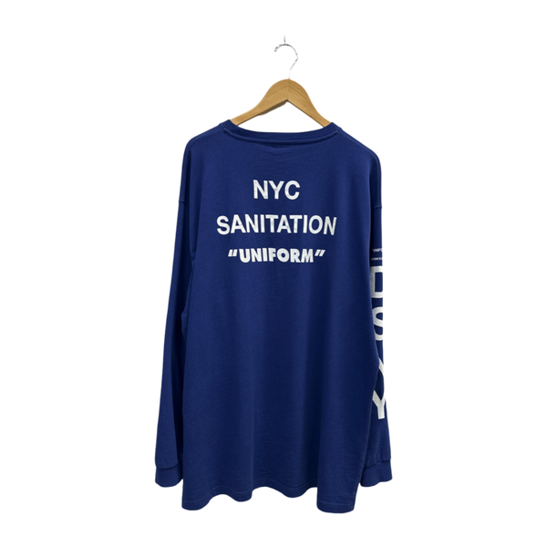 Heron Preston DSNY NYC Sanitation Uniform L/S Navy - Pre-Owned XL