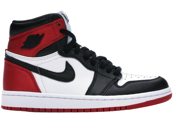 Jordan 1 Retro High Satin Black Toe (W)