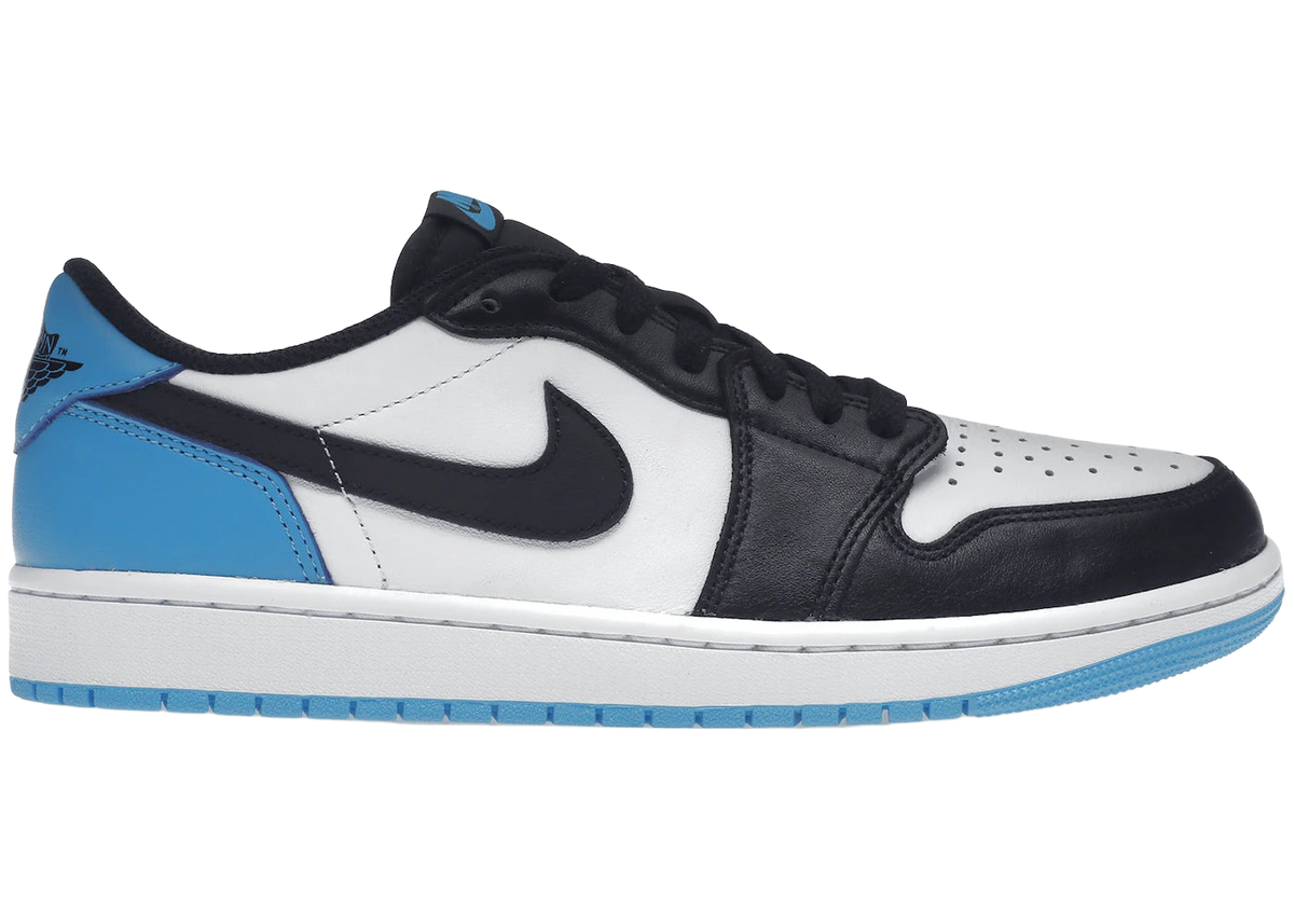 Jordan 1 Retro Low OG Black Dark Powder Blue