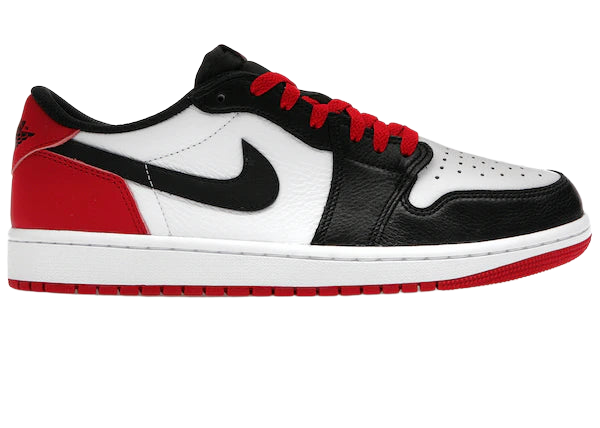 Jordan 1 Retro Low OG Black Toe (2023) (GS) - Brand New 4.5Y