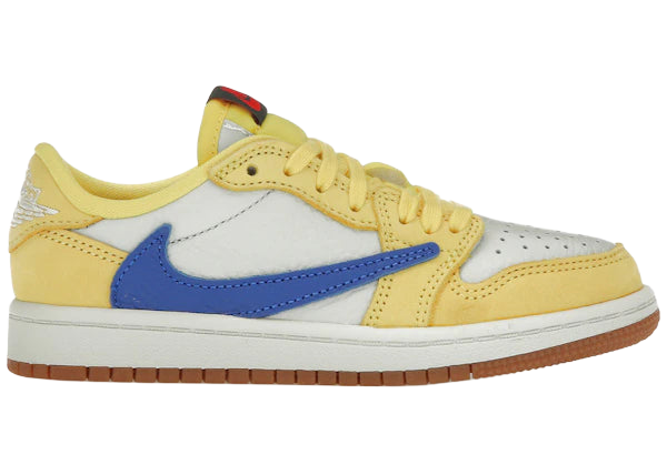 Jordan 1 Retro Low OG SP Travis Scott Canary (PS) - Brand New