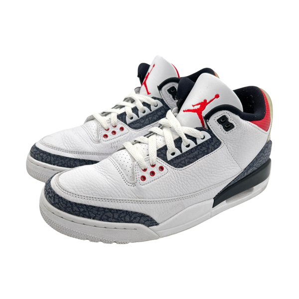 Jordan 3 Retro SE Fire Red Denim (2020) - Pre-Owned
