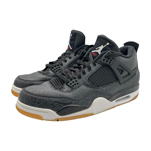 Jordan 4 Retro Laser Black Gum Sneakers