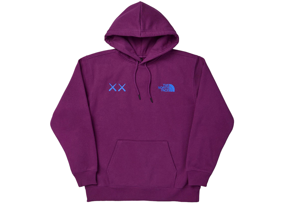 KAWS x The North Face Popover Hoodie Pamplona Purple