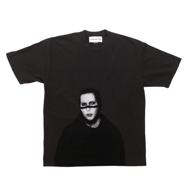 Marilyn Manson T Shirt Charcoal