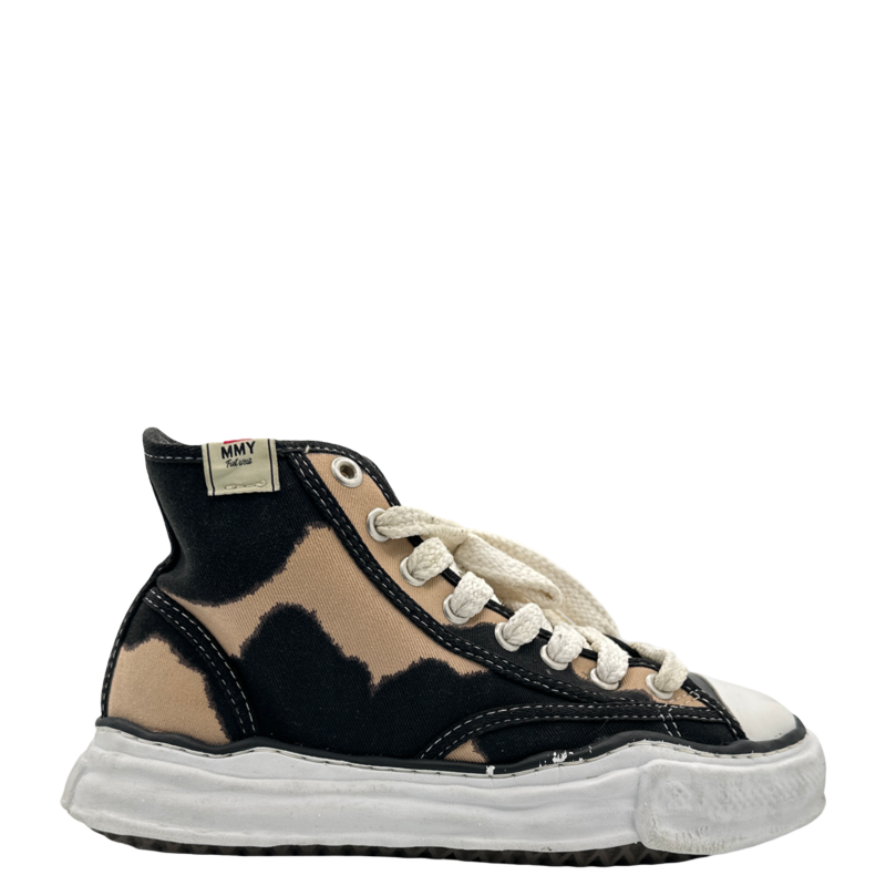 Miharayasuhiro Black and Beige OG Sole High-Top