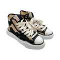 Miharayasuhiro Black and Beige OG Sole High-Top