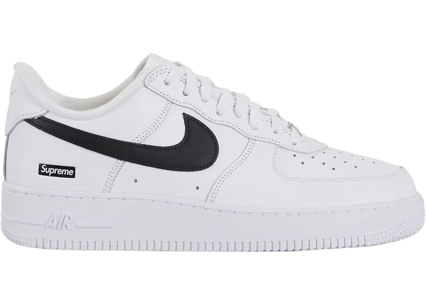 Nike Air Force 1 Low Supreme White Black - Classic Streetwear Sneakers