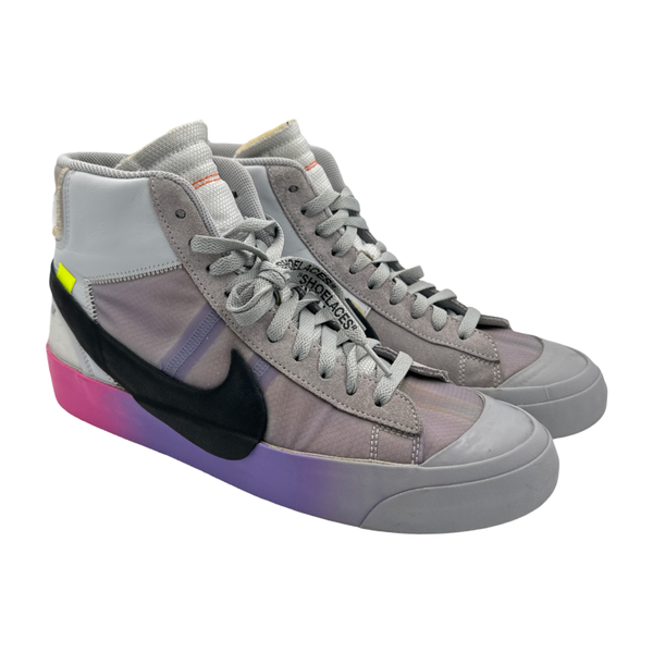 Nike Blazer Mid Off-White Wolf Grey Serena Queen