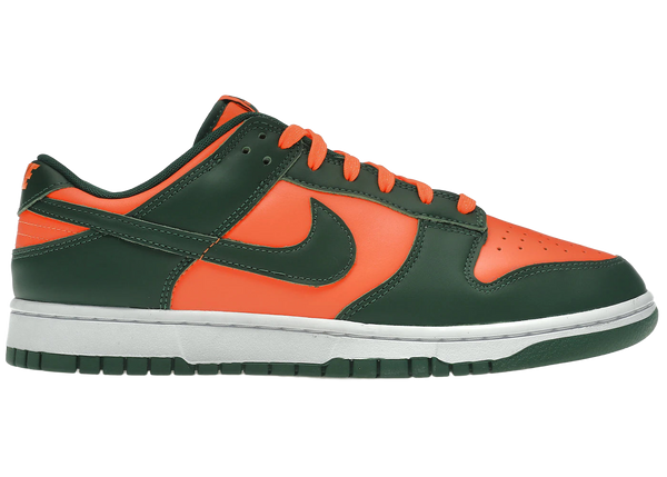 Nike Dunk Low Retro Miami Hurricanes - Stylish Basketball Sneakers