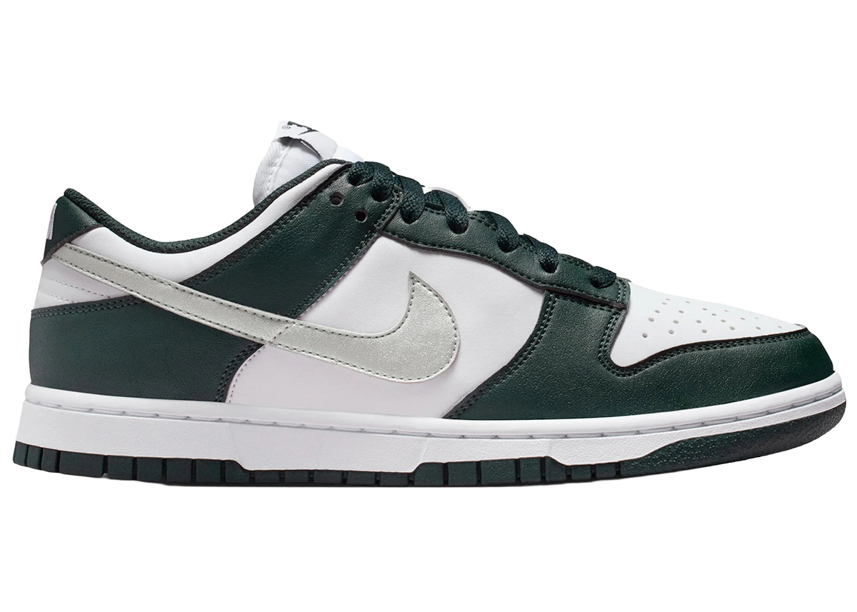 Nike Dunk Low Seaweed Metallic Silver (Women's)