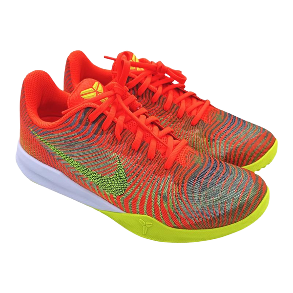 Nike Mentality 2 Total Crimson/Wolf Grey-White-Volt Sneakers