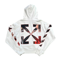 Off-White Caravaggio Paint Over  White Hoodie