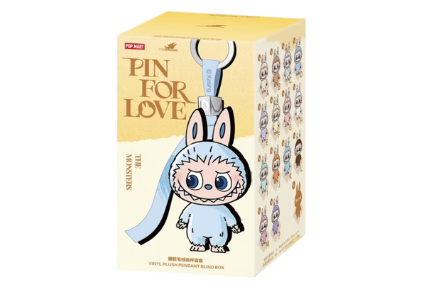 Pop Mart Labubu The Monsters Pin for Love Series Vinyl Plush Pendant (A-M)