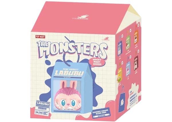 Pop Mart Labubu The Monsters Wacky Mart Series Squishy Charm Single Blind Box