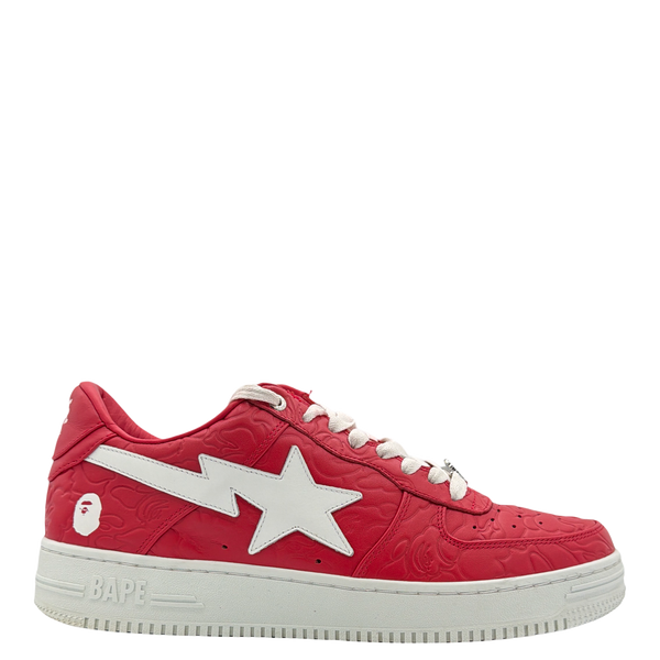 A Bathing Ape Bape Sta Low #3 Line Camo Red