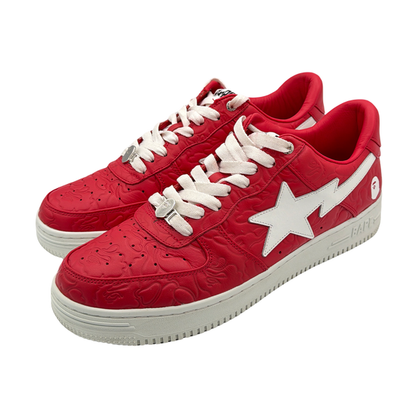 A Bathing Ape Bape Sta Low #3 Line Camo Red