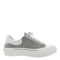 Alexander McQueen Oversized Silver Holographics Glitter (Women's)