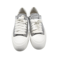Alexander McQueen Oversized Silver Holographics Glitter (Women's)