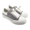 Alexander McQueen Oversized Silver Holographics Glitter (Women's)